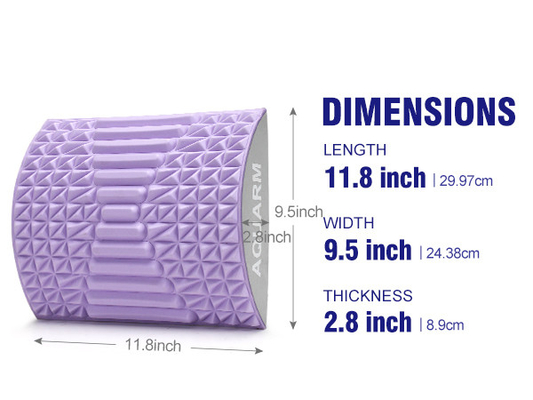 300g Fashionable Woowave Lumbar Back Cracker Board Eva Neck Back Stretcher for Lower Back Pain Relief