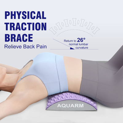 300g Fashionable Woowave Lumbar Back Cracker Board Eva Neck Back Stretcher for Lower Back Pain Relief