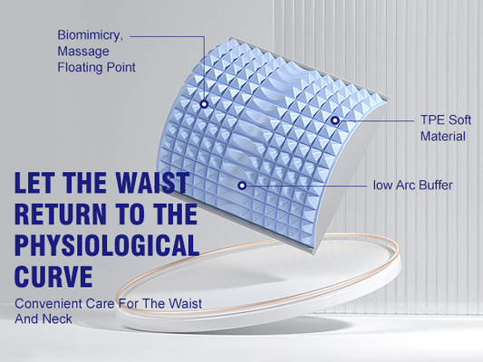 OEM Logo WOOWAVE Pillow for Neck Muscle Back Stretcher and Lower Back Pain Relief