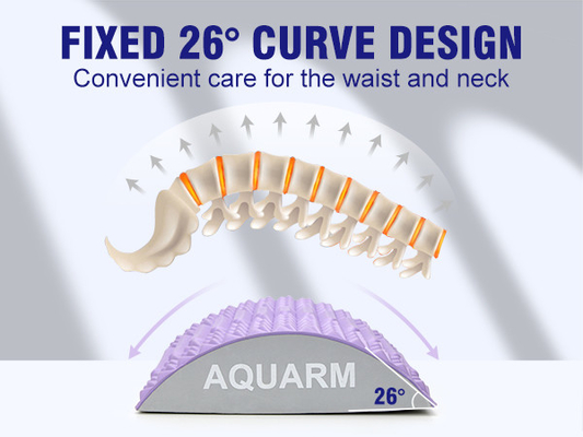 Woowave Purple Lower Back Stretcher for Massage TPE Pillow Say Goodbye to Back Pain