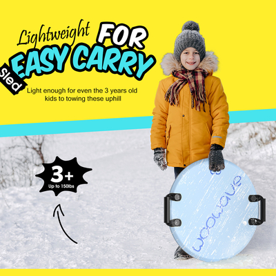 Upgrade Your Winter Activities with Our Snow Sled Length 53cm Rider Weight 130-150lbs