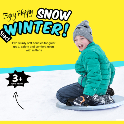 Upgrade Your Winter Activities with Our Snow Sled Length 53cm Rider Weight 130-150lbs