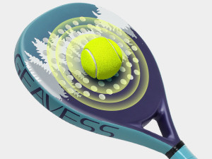 12.1oz Carbon Fiber Padel Tennis Rackets with EVA Memory Flex Foam Core and Foam Grip