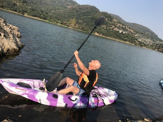 Sit on Top Fishing Canoe Kayak with 60kgs/132lbs Load Capacity and Advanced Technology