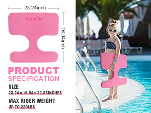 WOOWAVE OEM Water Saddle Floating Kick Board Kids' EVA Foam Swim Board for Training