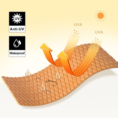 WOOWAVE 4 Pack Non-Slip Traction Pad EVA Anti-Slip Foam Pads Deck Grip Mat with 3M Adhesive Brown