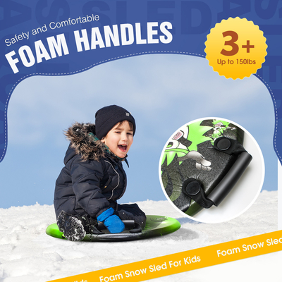 53cm Lightweight Kids Skiing Customized Cartoon Design with PE Core