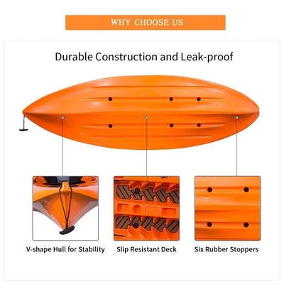 WOOWAVE Canoe Kayak Vibrant Colors and Leash Included in Standard Features
