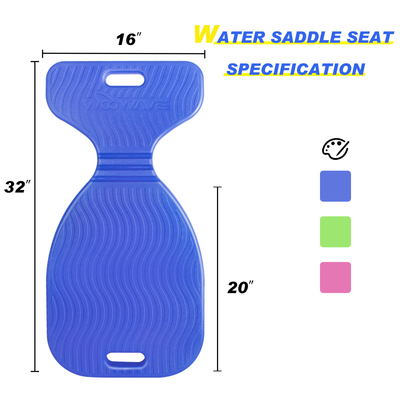 Woowave Custom Logo Float Saddle XPE Light Water Saddles Seat for Pool