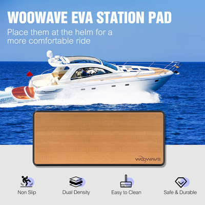 Unisex Marine Grade EVA Waterproof Boat Deck Pad Anti-Slip Foam Pads for Boat Decoration