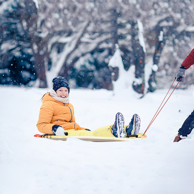 Experience the Joy of Snow with Woowave Lightweight PE Core Foam Sled Kids Snowboard