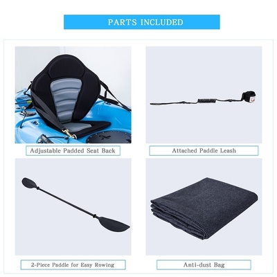 Customized Colors and Single Fishing Kayak for Boating Made of LLDPE/HDPE Material