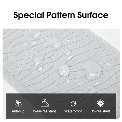 Waterproof Step Pad 18''*8'' EVA Anti-Slip Foam Pads Deck Grip Mat for Boat Flooring