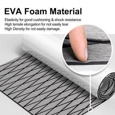 Yacht Boat Decking Faux Teak Sheet Marine Mat made of EVA Foam with 6mm Thickness