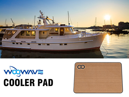 Grey Wood Color Custom Marine EVA Foam Cooler Traction Pad for Cooler Box Mat Camping