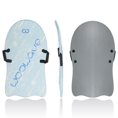 Customized Snow Skiing Snow Sleds with Brake and Semi-ellipse Snowboard Snow Scooter