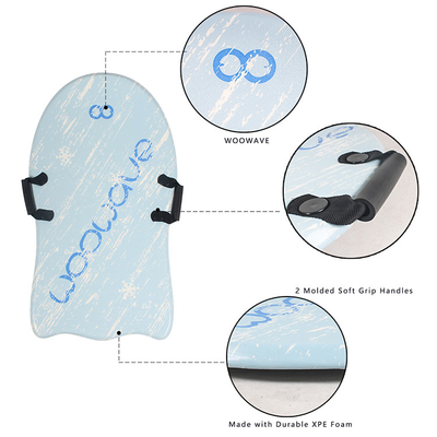 Customized Snow Skiing Snow Sleds with Brake and Semi-ellipse Snowboard Snow Scooter
