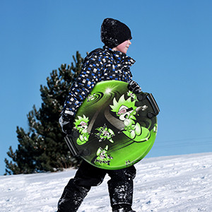 21 Inch Woowave Foam Super Lightweight Ski with PE Core and 2 Molded Soft Grip Handles