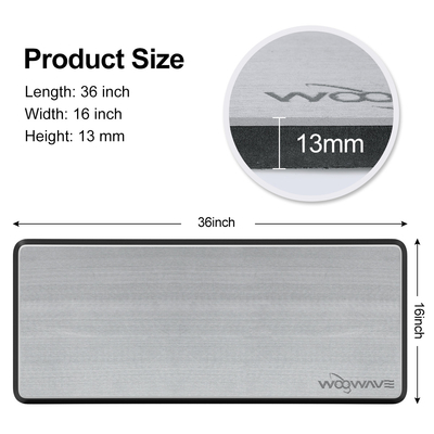 Grey Custom EVA Self-Adhesive Flooring Boat Deacking Sheet Deck Mats for Boat L 36in*W 16in*H13mm