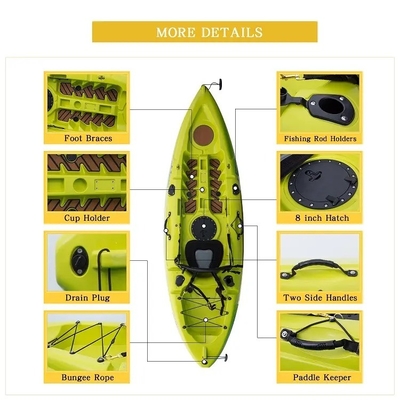 Customizable Inflatable Fishing Kayak for Solo Adventures Camouflage or Customized