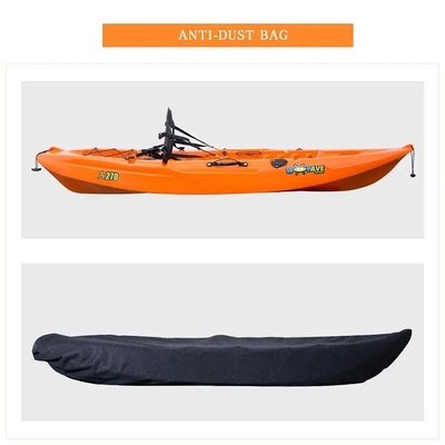 270*78*40cm HDPE Plastic Transparent Canoe/Kayak for Ocean Water Sport and Fishing