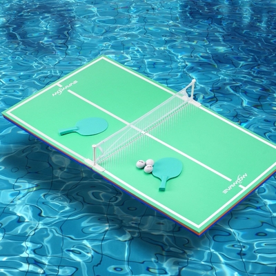 EVA Foam Floating Table Tennis Folding Game Table 10KGS Packge Weight for Water Games