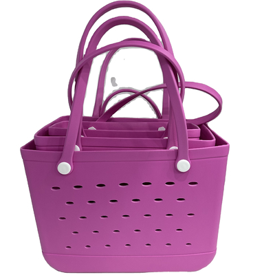 EVA Beach Bag for Summer Custom Large Capacity Totes Bags in Durable Silicone Material