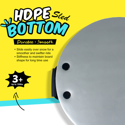 Soft Foam Sled Round Shape 21inch Ski Kid's Scooters Snow Sleds for Kids Snowboard