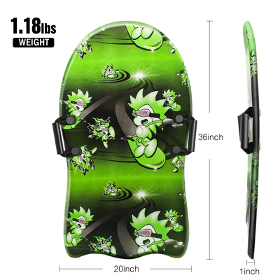 Snow Sled with Handle and Custom Color Easy to Carry HDPE Bottom 36inch PE Foam Core