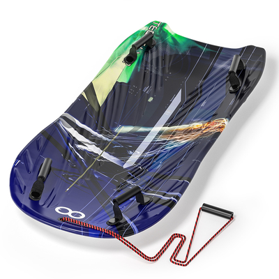 EPS Core Snow Sleds for Adult Winter Skiing Plastic Snowboard With Handle Pull Rope