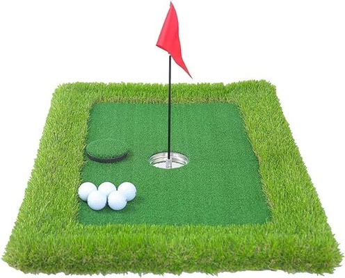 Customized Floating Golf Green for Pools Heat-transfer Printing and OEM Logo Putting Mat