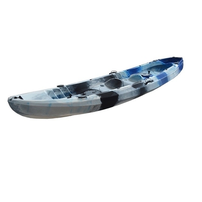 NO Inflatable Double Seat Sit On Top Paddle Fishing Canoe Kayak Rowing Boats at Woowave