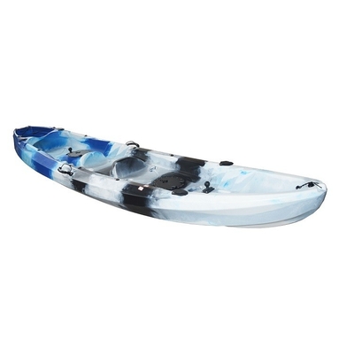 NO Inflatable Double Seat Sit On Top Paddle Fishing Canoe Kayak Rowing Boats at Woowave