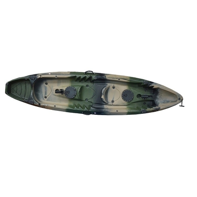 NO Inflatable Double Seat Sit On Top Paddle Fishing Canoe Kayak Rowing Boats at Woowave