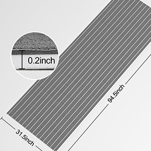 Marine Decking Deck Floor Pad 3M Adhesive EVA Foam Boat Flooring for Yacht RV Kayak