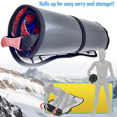 Custom 45 inch Winter Foam Sled Soft Plastic Sledding Board for Snowy Excitement