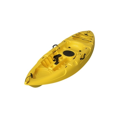 1 Person Sit on Top Kayak 2.7m Length LLDPE/HDPE Material Ideal for Fishing