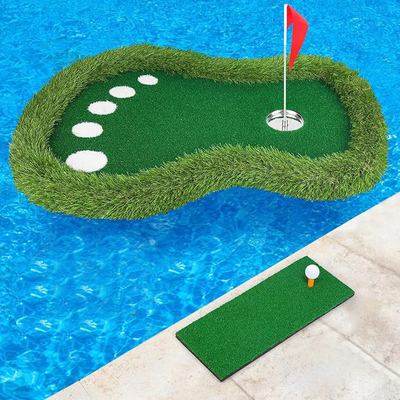 Pool Water Sport Training Golf Mat with Floating Design and Silk Screen Printing