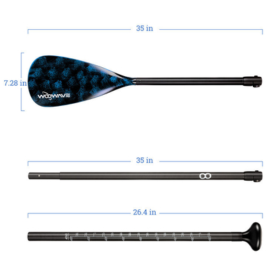 Effortless Paddling on Lakes Rivers Inflatable Stand Up Paddle Surf with Nylon Blade