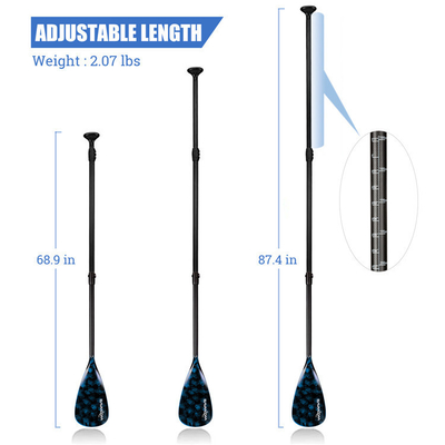 Effortless Paddling on Lakes Rivers Inflatable Stand Up Paddle Surf with Nylon Blade