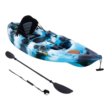 WOOWAVE Camouflage Single Person Plastic Kayak for Rowing and Touring Length m 2.1 3m