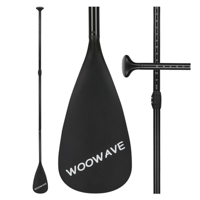 Woowave Carbon Fiberglass Stand Up Sup Paddle with 13.625kgs/30lbs Carton Weight