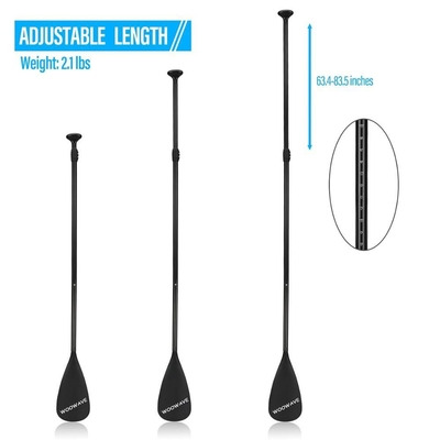 Woowave Carbon Fiberglass Stand Up Sup Paddle with 13.625kgs/30lbs Carton Weight