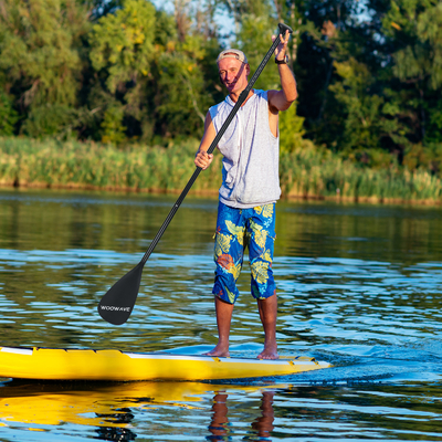 3-piece Woowave Aluminum Inflatable Sup Paddle with Lightweight and Adjustable Design