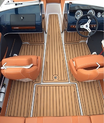 Marine Grade EVA Non Slip Boat Decking with Custom Foam Flooring and 3M Adhesives