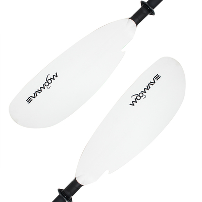 Lightweight Aluminum Kayak Paddle WOOWAVE 2-Piece Oar for Smooth Paddling
