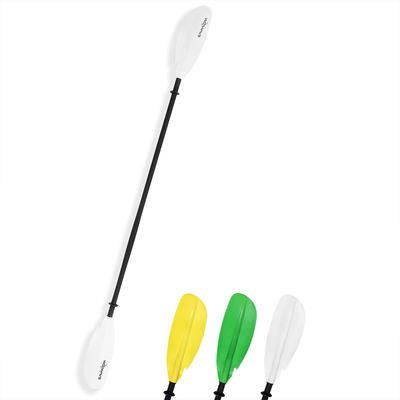 Lightweight Aluminum Kayak Paddle WOOWAVE 2-Piece Oar for Smooth Paddling
