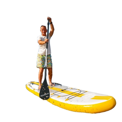 2.1lbs Woowave 3 Piece SUP Paddle Board Boat Carbon Fiber Paddle Oar for Fishing Kayak
