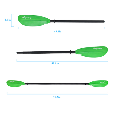 Unisex Adjustable Kayak Paddles for Touring Fishing and Boating Oar Applicable to All