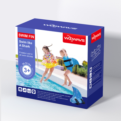 Blue EVA Float Product Beginner Kick Board Swimming Trainer with Adjustable Belts